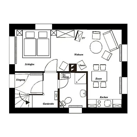Holiday Apartment With 1 Bedroom *